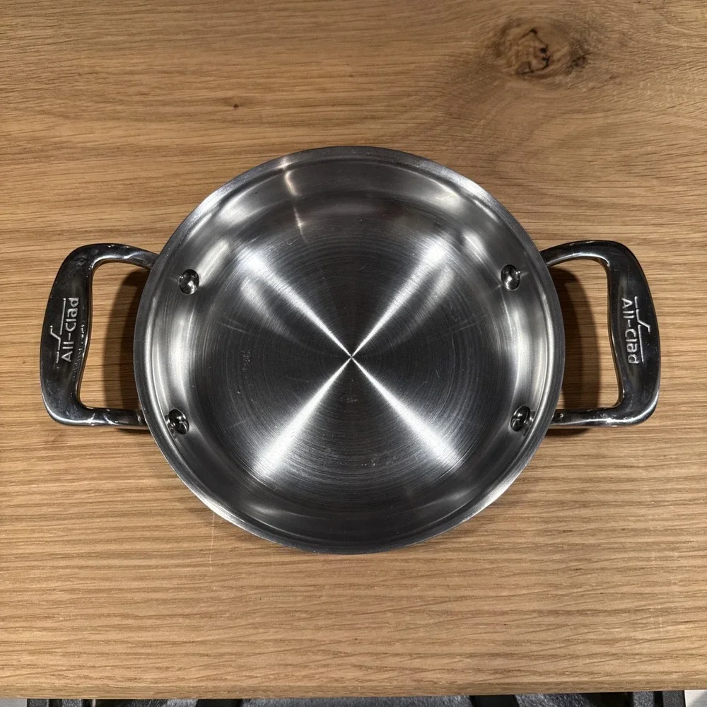 All-Clad 6 Inch Mini Gratin Pan Double Handle Stainless Steel Oven Broiler Safe